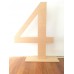 Large Timber Single Letters & Numbers